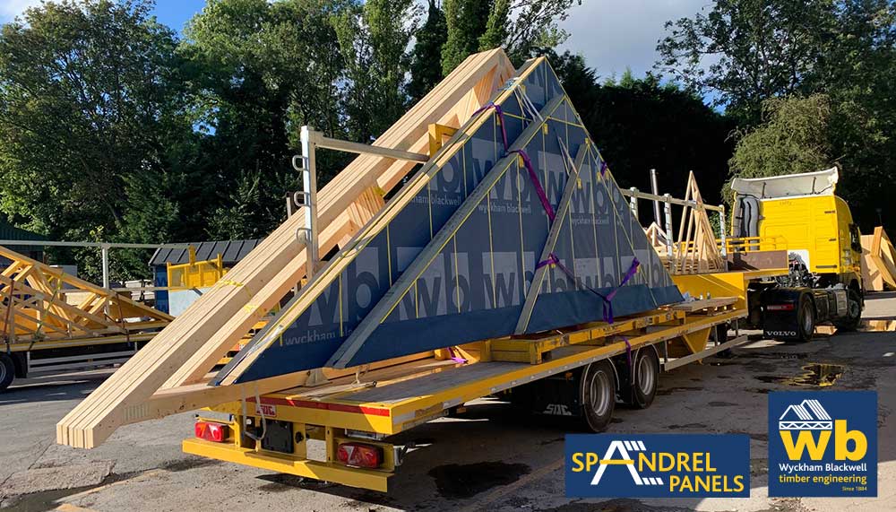 Another Delivery of Trusses and Spandrel Panels 100% On Time In Full this week for a site in Solihull