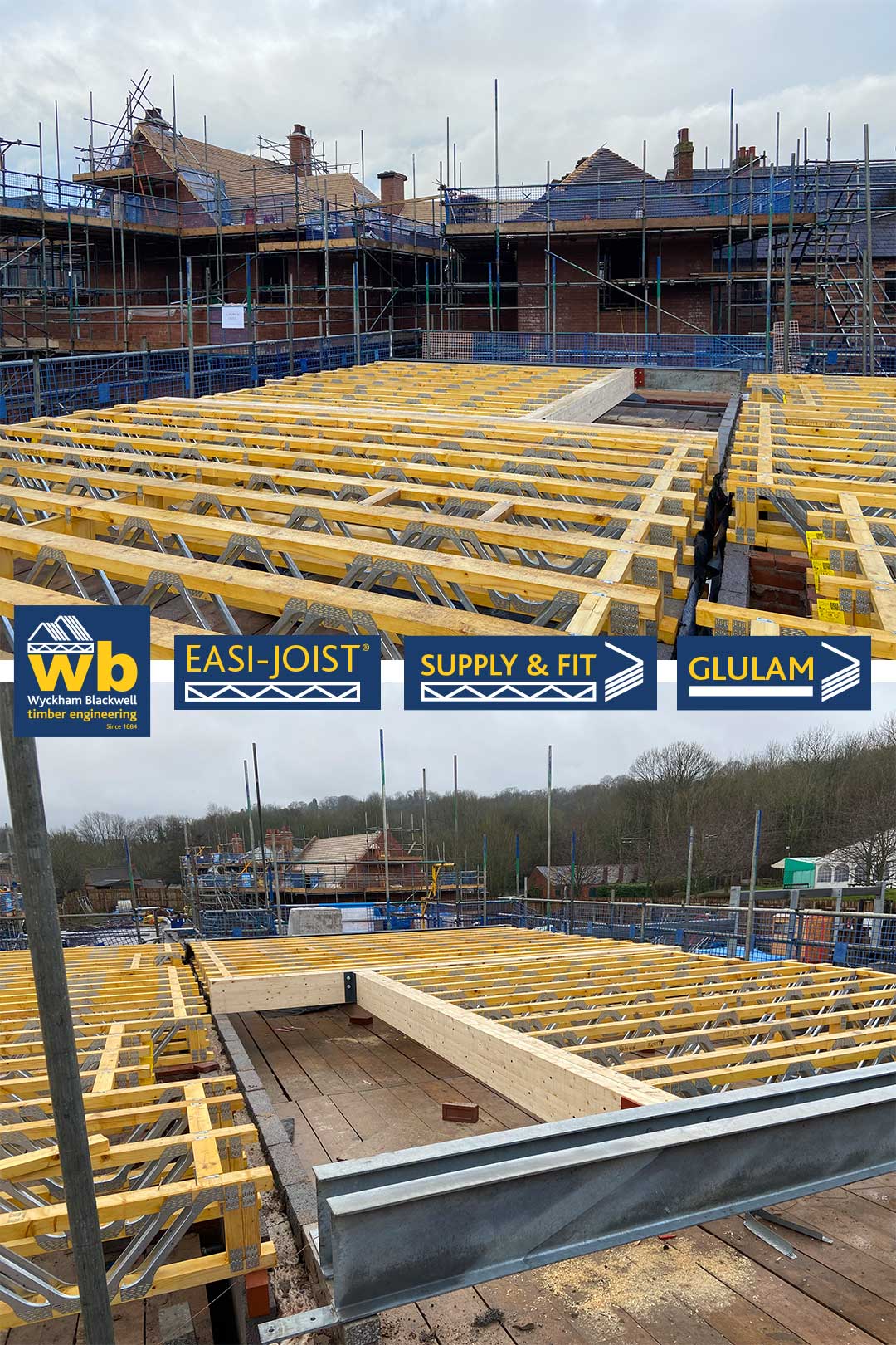 First Floor Easi-Joists all installed 100% On Time In Full