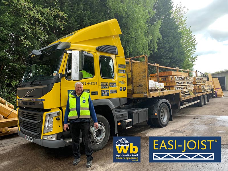 Another Full Load of Easi-Joists loaded for Delivery 100% On Time In Full