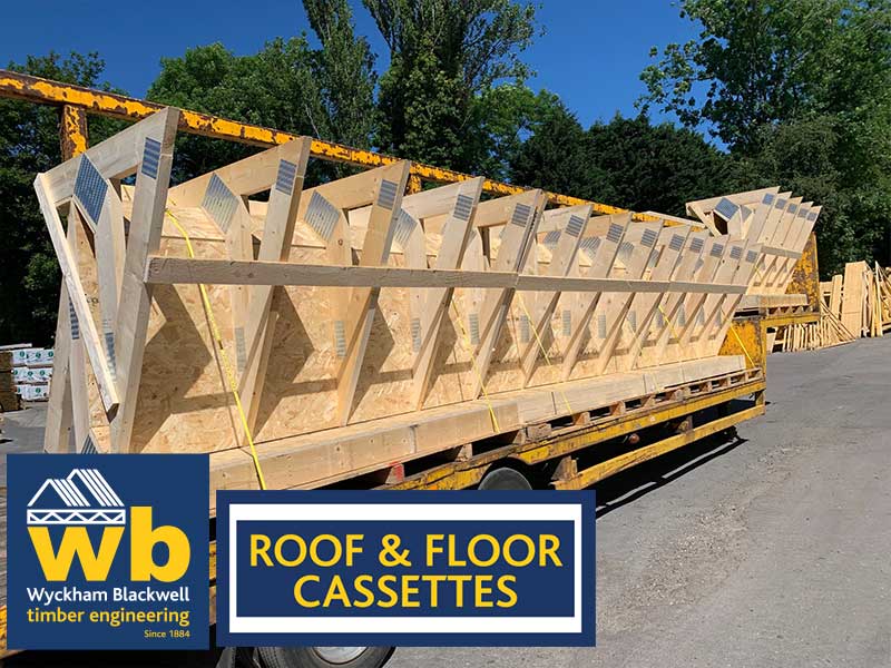 Full Load of Mono Truss Cassette Parapets all ready to be delivered this week 100% On Time In Full for a new Arena Roof in London