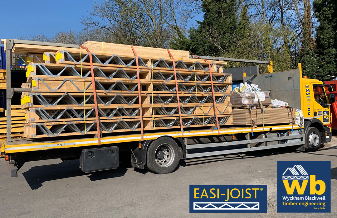 Full Load of Long Span Easi-Joists for Town House Scheme Floors and Balconies