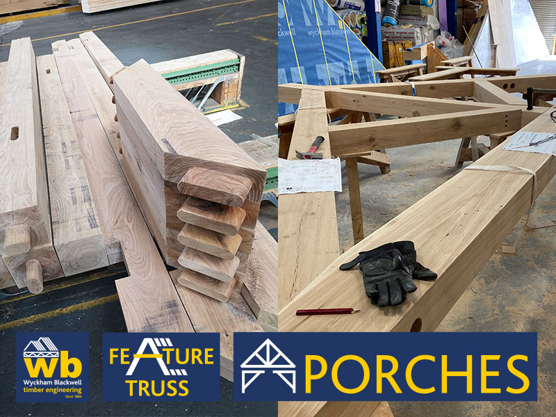 It’s Oak Feature Truss and Pergola Week at Wyckham Blackwell, with several Oak Projects all in manufacture