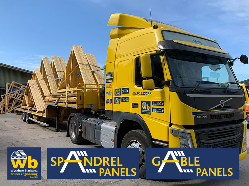 Lofty and Atticus all loaded ready for more 100% On Time In Full deliveries this week of Trusses and Panels for a new Housing Development in Wolverhampton