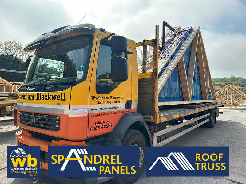 One of our last deliveries of Trusses and Spandrel Panels on WBT18 this week. The oldest HGV in our Delivery Fleet is soon to be retired when our latest new Volvo arrives in June.