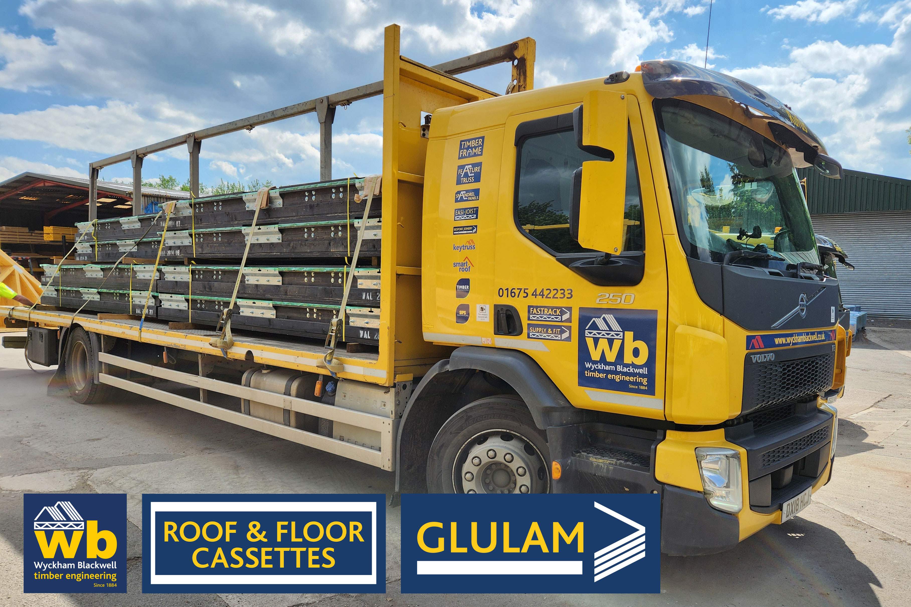Complex Glulam Floor Cassettes for a major modular offsite construction project were manufactured and delivered this week.