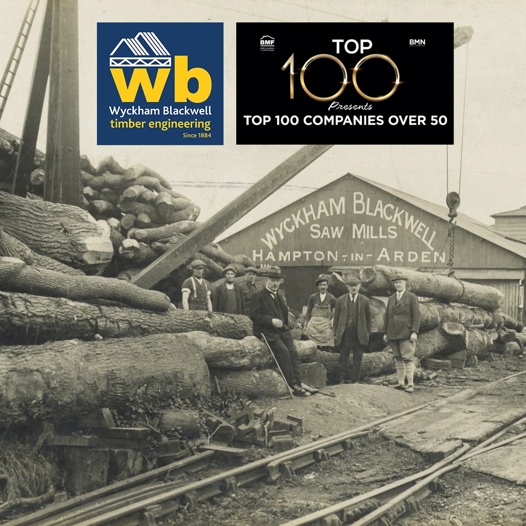We are delighted to announce that Wyckham Blackwell has been recognised as a Top 50 Over 50 Merchant by the Builders Merchants Federation (BMF) and Builders Merchants News (BMN) in their Top 100 Companies Over 50.