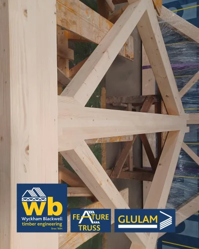 Feature truss on a work bench