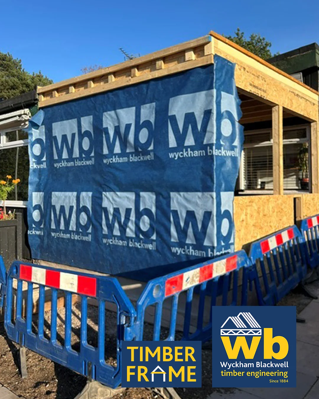 Great to be supplying materials for a Timber Frame extension at Hampton Sports Club, a valued local community club.